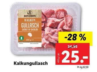Lidl Kalkungullasch tilbud