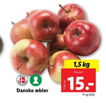 Lidl Danske æbler tilbud