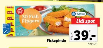 Lidl Fiskepinde tilbud