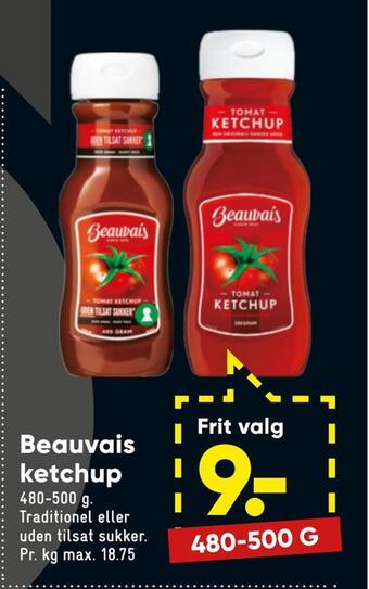 Bilka Beauvais ketchup tilbud