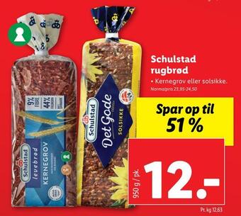 Lidl Schulstad rugbrød tilbud