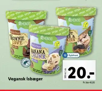 Lidl Vegansk isbæger tilbud