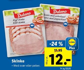 Lidl Skinke tilbud