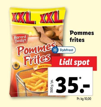 Lidl Pommes frites tilbud
