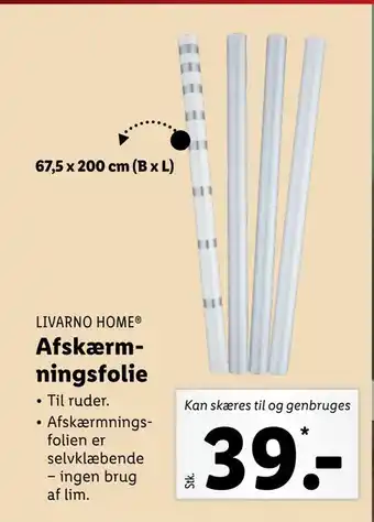 Afskærmningsfolie