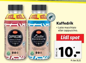 Lidl Kaffedrik tilbud