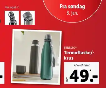 Lidl Termoflaske/- krus tilbud