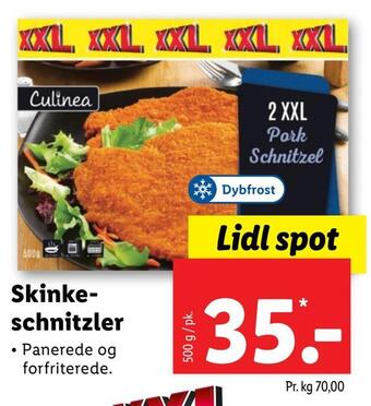 Lidl Skinkeschnitzler tilbud