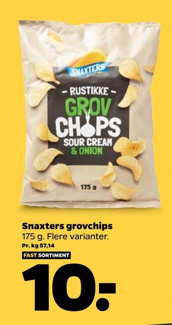 Netto Snaxters grovchips tilbud