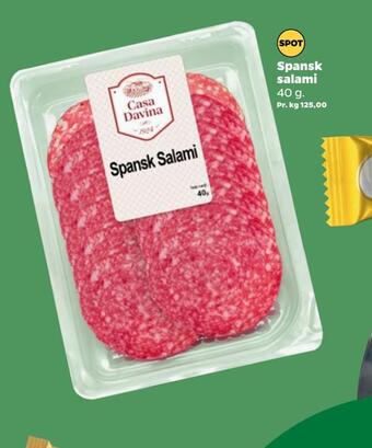 Netto Spansk salami tilbud
