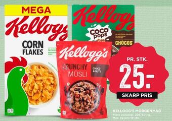 MENY Kellogg's morgenmad tilbud