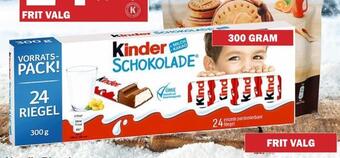 Købmandsgården Kinder schokolade tilbud