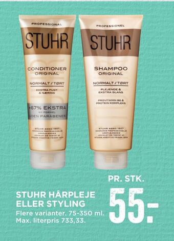 MENY Stuhr hårpleje eller styling tilbud