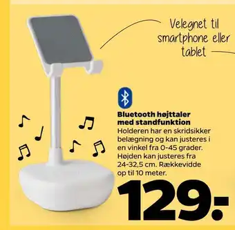 Bluetooth højttaler med standfunktion