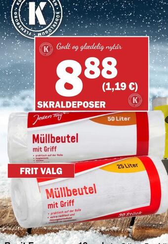 Købmandsgården Jeden tag affalsposer tilbud