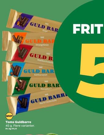 Netto Toms guldbarre tilbud