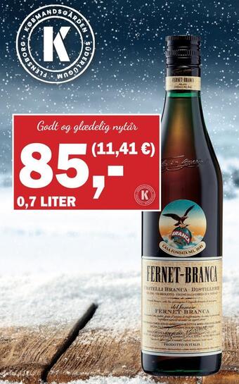 Købmandsgården Fernet-branca tilbud