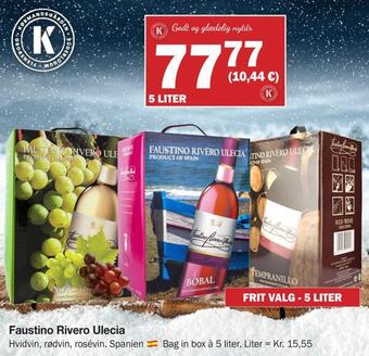 Købmandsgården Faustino rivero ulecia tilbud