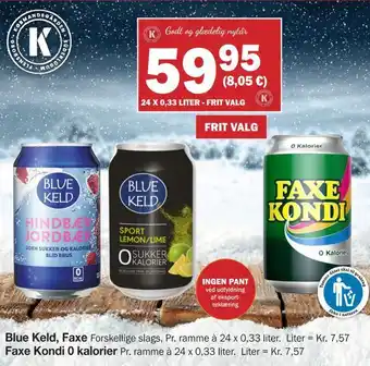 Faxe kondi 0 kalorier