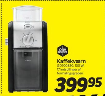 Din Isenkræmmer Obh nordica kaffekværn tilbud