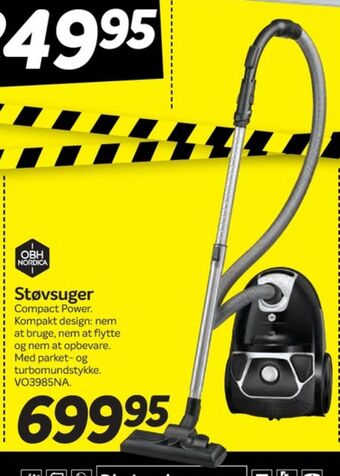 Din Isenkræmmer Obh nordica støvsuger tilbud