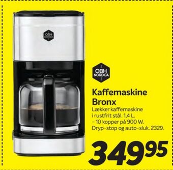 Din Isenkræmmer Obh nordica kaffemaskine tilbud