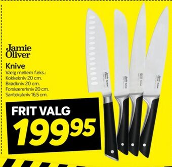 Din Isenkræmmer Jamie oliver knive tilbud