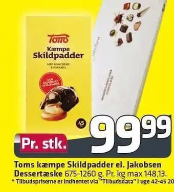 Fleggaard Toms kæmpe skildpadder el. jakobsen tilbud