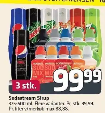 Fleggaard Sodastream 3 stk. tilbud