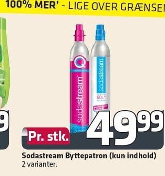 Fleggaard Sodastream byttepatron tilbud
