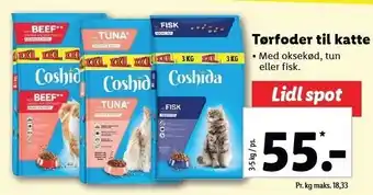 Lidl Tørfoder t. katte tilbud
