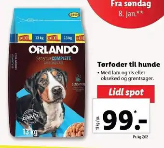 Lidl Tørfoder t. hunde tilbud