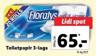 Lidl Toiletpapir tilbud