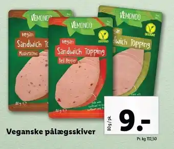 Lidl Vegansk pålægsskiver tilbud