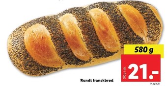 Lidl Rundt franskbrød tilbud