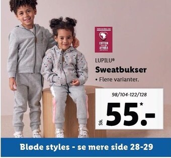 Lidl Sweatbukser tilbud