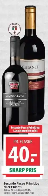 Secondo passo primitivo el. chianti