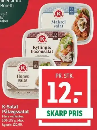 SPAR K-salat tilbud