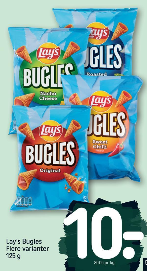 Lay's bugles tilbud hos Rema 1000