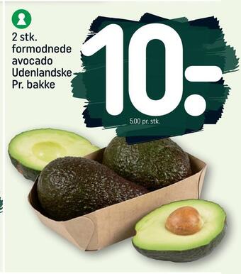 REMA 1000 2 stk. formodnede avocado udenlandske tilbud