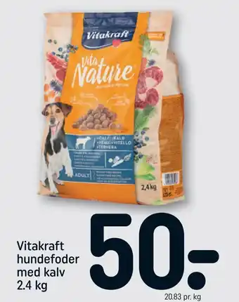 REMA 1000 Vitakraft hundefoder med kalv tilbud