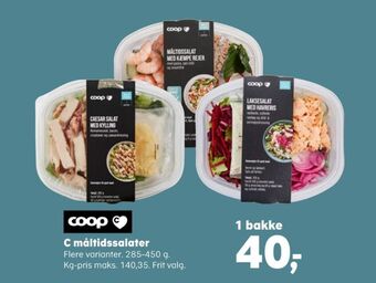 Kvickly Coop måltidssalat tilbud