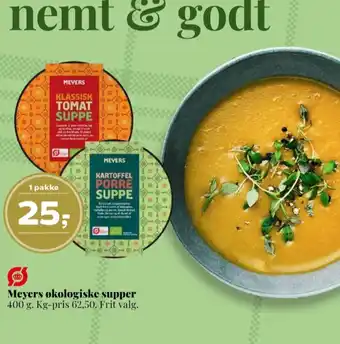 Meyers kartoffel-porresuppe