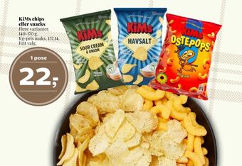 Dagli'Brugsen Kims chips tilbud