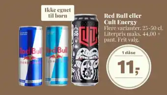 Dagli'Brugsen Red bull energidrik tilbud