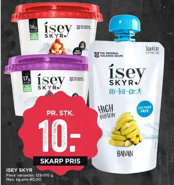 MENY Isey skyr skyr banan tilbud