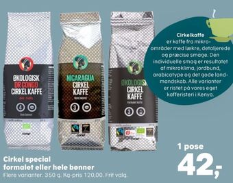 SuperBrugsen Cirkel kaffe formalet tilbud