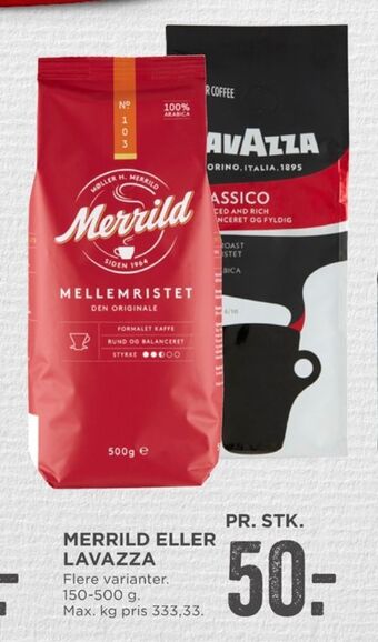MENY Mellemristet kaffe formalet tilbud