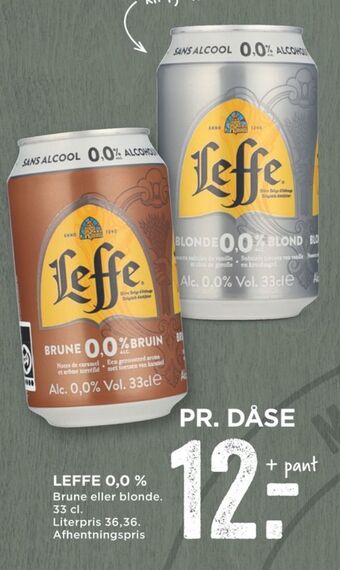 MENY Brune 0,0% øl - alkoholfri tilbud