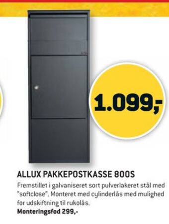 XL-BYG Allux postkasse tilbud